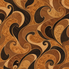 Burl wood marquetry wallpaper close-up of swirling burl wood shapes in honey and dark brown
