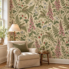 Sage Frog Wallpaper — reading nook