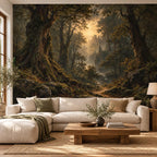 Dark Forest Wallpaper — cover living room