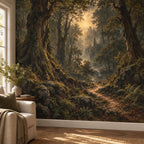 Dark Forest Wallpaper — wall detail