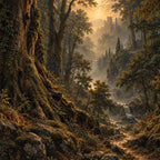 Dark Forest Wallpaper — design detail
