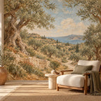 Olive Grove Wallpaper — reading nook