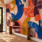 Colorful Abstract Wallpaper — entryway