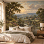 English Countryside Wallpaper — bedroom