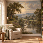 English Countryside Wallpaper — reading nook