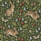 Medieval Rabbit Wallpaper — design detail