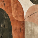 Terracotta Abstract: design detail artwork close up