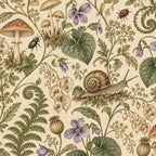 Snail Mushroom: design detail artwork close up