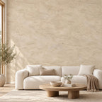 Travertine: cover living room wallpaper mockup