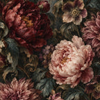 Moody Floral Wallpaper — design detail