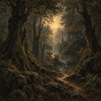 Dark Forest Wallpaper — original design