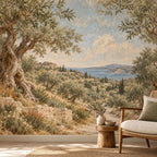 Olive Grove Wallpaper — wall detail