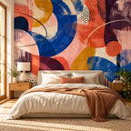 Colorful Abstract Wallpaper — bedroom