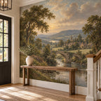 English Countryside Wallpaper — entryway