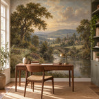 English Countryside Wallpaper — home office