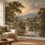 English Countryside Wallpaper — wall detail