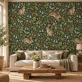 Medieval Rabbit Wallpaper — cover living room