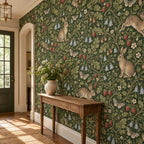 Medieval Rabbit Wallpaper — entryway