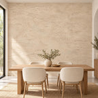 Travertine: dining room wallpaper mockup